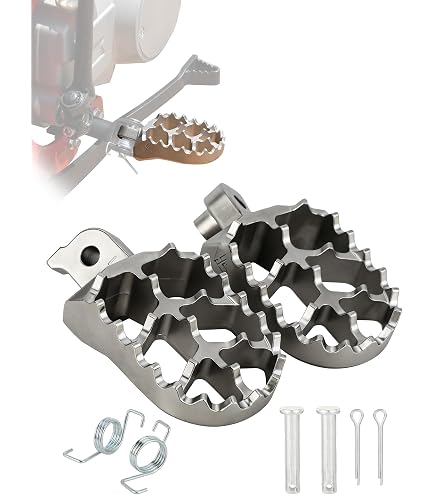 Amazon.com: FLO Motorsports FPEG-795-2 BLK Foot Pegs : Flo